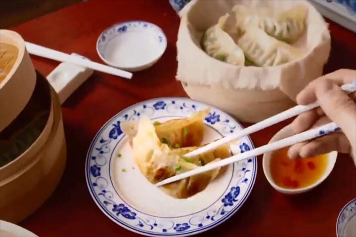 太原食品企業(yè)-餃皇美食推流廣告片